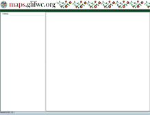 Tablet Screenshot of maps.glifwc.org